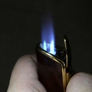 YINO Luxurious Perfect Scorch Torch Triple Jet Flame Butane Cigarette Torch Lighter with Cigar Punch Attachment... N2