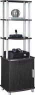 Altra Carson Audio Stand, Cherry/Black