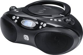 Memorex Bluetooth CD/MP3 Boombox Flexbeats AM/FM Tuner with Digital Display MP3862 - Black (Refurbished) N2