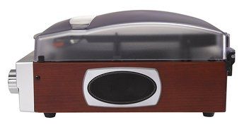 Crosley CR6005A-MA Tech Turntable with AM/FM Radio and Portable Audio Ready (Mahogany)