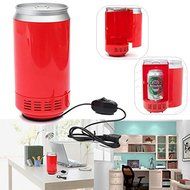 2 Pcs Mini Portable USB LED PC Refrigerator Fridge Beverage Drink Cans Cooler N4