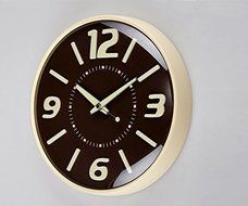 Glow in Dark 12 inch Modern Wall Clock Brief Style Silent Non Ticking Living Room Wall Watch N3
