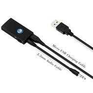 Audio Receiver, BESSKY 2-In-1 Wireless Bluetooth Audio Receiver &amp; Transmitter for iPod iPhone Speaker, Black N4