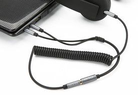 Besign 2-Pack 3.5mm Female to 2 Male Headphone Mic Audio Y Splitter Cable with Separate Headphone / Microphone... N6