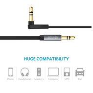 Besign 2-Pack 3.5mm Female to 2 Male Headphone Mic Audio Y Splitter Cable with Separate Headphone / Microphone... N8