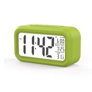 Fieans Solid Color Streamlined Snoozing Alarm Temperature Smart Night Light Activated LCD Digital Display Clock... N3