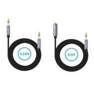 Besign 2-Pack 3.5mm Female to 2 Male Headphone Mic Audio Y Splitter Cable with Separate Headphone / Microphone... N9
