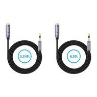 Besign 2-Pack 3.5mm Female to 2 Male Headphone Mic Audio Y Splitter Cable with Separate Headphone / Microphone... N16