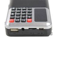 Longruner Portable Fm Radio USB Mini Speakers Mp3 Music Player Tf Card Reader (L63) N4