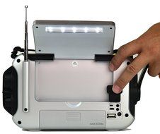 Kaito KA600L 5-Way Powered Emergency AM/FM/SW NOAA Weather Alert Radio with Solar,Dynamo Crank,Flashlight and... N3