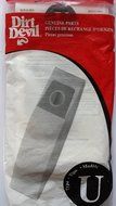 Dirt Devil Type U 3 Pak Vacuum Bags - 3920047001
