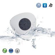 Kekexili Speaker Portable Bluetooth Wireless Silicone IPX4 Waterproof Speaker Bathroom with Suction Cup Red N8