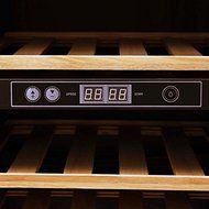 Soleus WKD5 Dual-Zone Wine Cooler, Black