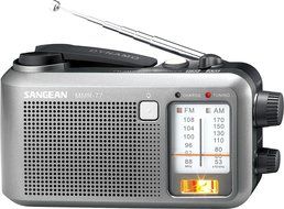 Sangean Compact Emergency Water-resistant Hand Crank AM/FM Radio with Built-in Speaker N2