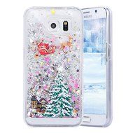 Galaxy Note 3 Case,Galaxy Note 3 Liquid Cover,PHEZEN Christmas Tree Santa Claus Design Cool Quicksand Moving Stars... N22