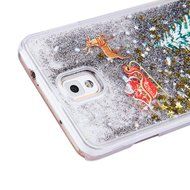 Galaxy Note 3 Case,Galaxy Note 3 Liquid Cover,PHEZEN Christmas Tree Santa Claus Design Cool Quicksand Moving Stars... N24