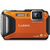Panasonic Lumix DMC-FT5 Tough Shock &amp; Waterproof Wi-Fi GPS Digital Camera (Orange)