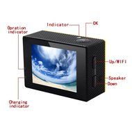 HILLPOW Camera WiFi 4K 24fps 170 Wideangle lens 2 inch Screen Sport Camera Diving Helmet Cam 30M Waterproof H4... N3