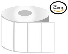 1 Inch Core - 4 x 1 Zebra Compatible Direct Thermal Labels 2 Rolls for Zebra Desktop Printer GC420d GC420t GK420d...