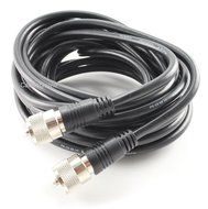 CablesOnline , 20ft RG8x Coax UHF (PL259) Male/Male 50 ohm Antenna Cable , R-U020 N2