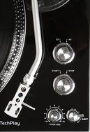 TechPlay TCP4530 Analog Turntable with Built-in Phono Pre-amplifier, By-Pass selecter, Auto-Return, Aluminum Platter... N11