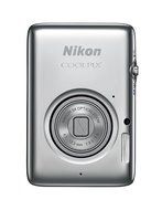 Nikon COOLPIX S02 digital camera ultra-small body Touch LCD Mirror Silver S02SL - International Version (No Warranty) N4