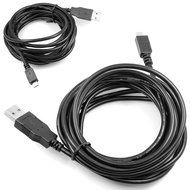 USB Charging Cable, 2 Pack SENHAI 11.5ft/3.5m Extra Long USB Cord for PS4/Xbox One Gamepad Like Dual Shock 4,...