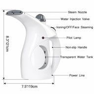 niceEshop(TM) Garment Steamer Facial Steamer Mini Portable Clothes Ironing Steamer Handheld Fabric Steamer Household...