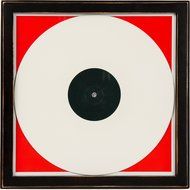 Crosley AC1006A-BK Wood Vinyl Record Frame, Black
