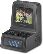 Insignia Dual Alarm Clock Radio with Photo Display Black NS-DPFC01 N2