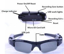 Outdoor WiFi Sports Smart Camera Glasses 720P Digital Glasses N3