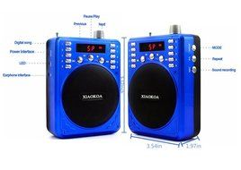 NEWGOOD Bluetooth Portable Voice Amplifier With Wireless Headset Microphone, MP3 Player(SD TF Card/ Flash Drive... N2
