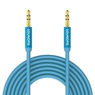 SoundPie 3.5mm Nylon Braid Contrast Color ShoeLace Auxiliary Audio Cable (5ft / 1.5m) AUX Cable for Headphones...