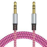 SoundPie 3.5mm Nylon Braid Contrast Color ShoeLace Auxiliary Audio Cable (5ft / 1.5m) AUX Cable for Headphones... N6