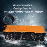 Portable Wireless Wifi Bluetooth Speaker : Louder Volume 2x5W, More Bass, Water Resistant, Supported Spotify,Amazon... N6