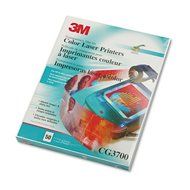 3M Color Laser Printer Transparency Film, Clear, Letter, 50/Box N3