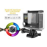 ECVILLA Ultrathin 4k Wifi Waterproof Sports Action Camera16mp Hd 4k Sony Cmos Sensor 2.0 Inch LCD 173 Wde Angle... N6