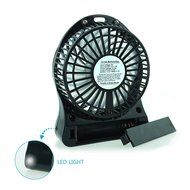 Bon Venu Portable Handheld USB Desktop Fan Battery Powered Rechargeable Personal Table Fan with LED light Color... N6