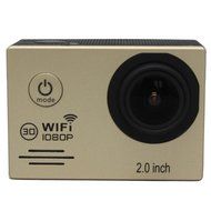 Action Camera, TONSEE SJ7000 WIFI 1080P Full HD DV Sports Recorder Car Waterproof Action Camera Camcorder (Gold) N3