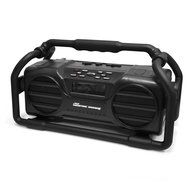 Pyle Industrial BoomBoX Bluetooth Stereo Speaker, Rugged Water-Resistant Radio Boom Box, Rechargeable Battery,... N2