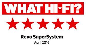 REVO SuperSystem Multi Format Premium Audio System - White/Silver