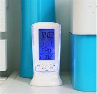 Surborder Shop Digital Alarm Clock Battery Operated with Large Display, Snooze - Travel Alarm Clock and Home Alarm... N6