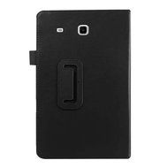 Generic Case for Galaxy Tab E 9.6-Inch T560 T561, 360 degree rotation PU Leather Slim Protective Case Cover (black) N36