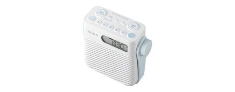Sony ICF-S80 Splash Proof Shower Radio with Speaker