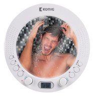 Konig AM/FM shower radio with mirror [HAV-SR42] N3