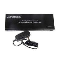 J-Tech Digital(Receiver Only) Hdmi Extender Over Tcp/ip Ethernet/over Single Cat5e/cat6 Cable 1080p with IR Remote...