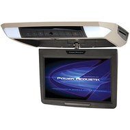 New POWER ACOUSTIK PMD-112 11.2&quot; Ceiling-Mount Swivel DVD Entertainment System with IR &amp; FM Transmitters &amp; 3 Interchangeable...