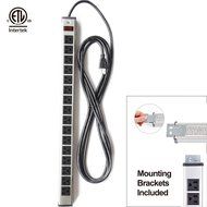 Bestten 10 Outlet All-In-One Surge Protector Power Center with 2 USB Ports (3.1A Total) and Phone / Ethernet /...