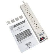Tripp Lite 8 Outlet Surge Protector Power Strip, 8ft Cord, &amp; $35K INSURANCE (SK6-6) N2