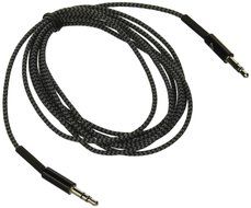 MOS SW-30449-03 3-Feet Spring Aux 3.5mm Cable, Reinforced, Braided Cable, Red N3